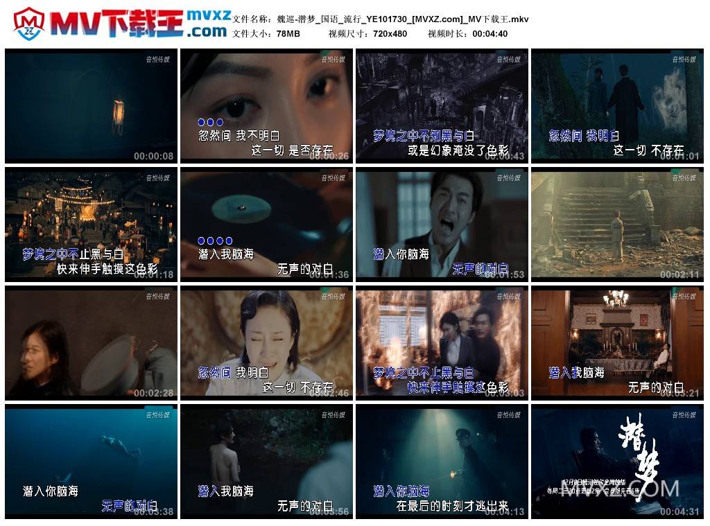 魏巡-潜梦_国语_流行_YE101730